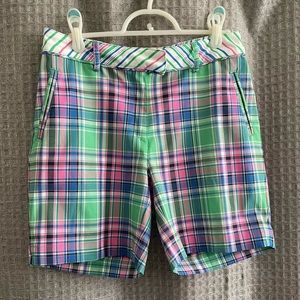 Lady Hagen Plaid Bermuda Golf Shorts sz.4